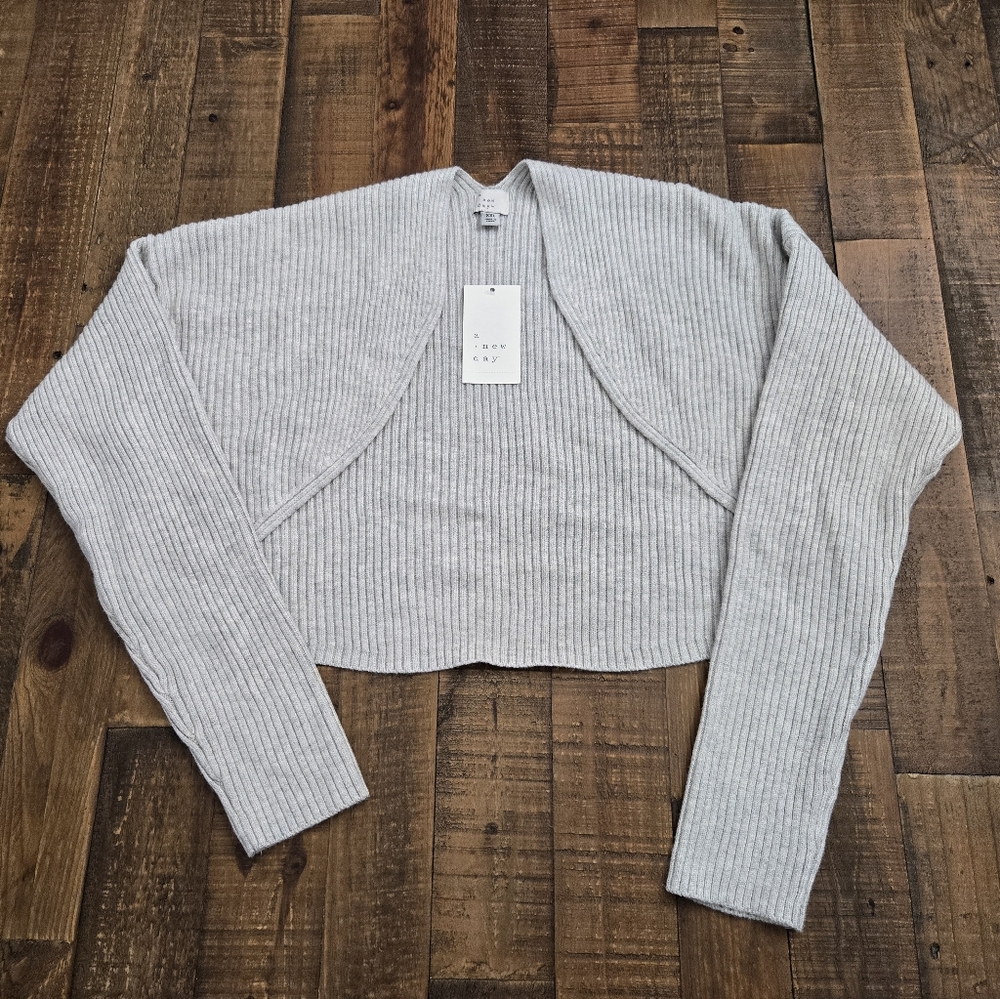 Women's Bolero Cardigan - A New Day™Light Gray XXL new